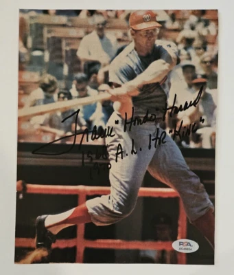 FRANK HOWARD Signed Magazine Photo-WASHINGTON SENATORS-PSA - Image 1 of 4