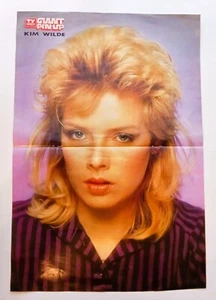 KIM WILDE TV Week pull out giant pin up centre fold poster 1982 Australia vintag - Picture 1 of 5