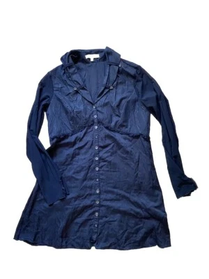 Traumhaftes BIBA By Escada 40 Ausgefallenes Kleid Tunika Mit Seide Netz Details - Bild 1 von 4