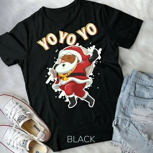 African American Santa Claus T-Shirt Black Santa Christmas - Unisex Form T-Shirt - Picture 1 of 11