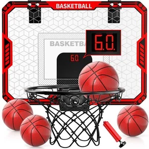 Indoor Basketball Hoop for Kids Boys, Mini Basketball Hoop Indoor Sets Toys w... - Picture 1 of 8