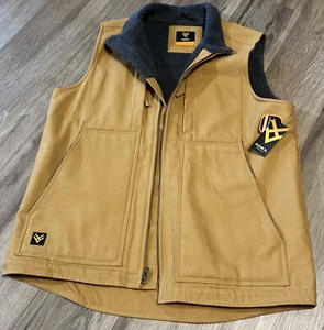 New HAWX MEN'S ZIP-FRONT INSULATED WORK VEST Size L Fits More Like Loose XL - Picture 1 of 15