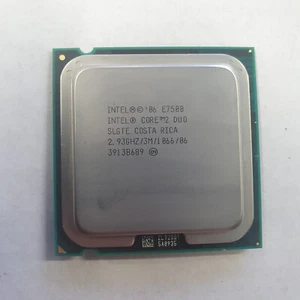 Intel Core 2 Duo E7500 CPU 2.93 GHz 3MB Cache 1066 MHz FSB Socket 775 SLGTE - Picture 1 of 3