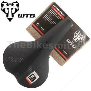 Silla de montar cómoda ancha deportiva unisex asiento 174 mm alivio asiento híbrido de montaña asiento de bicicleta - Imagen 1 de 6