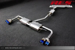 RES RACING Catback with +2 Tips Each Side FOR BMW  (F26) X4 2014- 2.0T / 3.0T - Bild 1 von 1