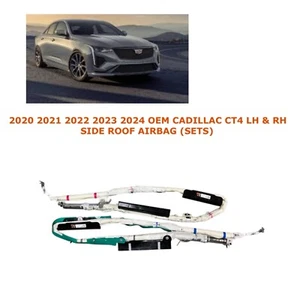 2020 2021 2022 2023 2024 Cadillac CT4 left & right side roof airbag (SET) - Picture 1 of 4