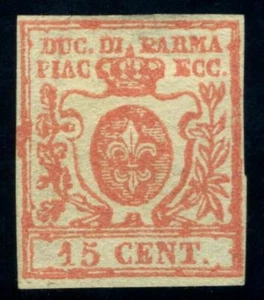 Italien Parma 1857 15 Cent postfrisch Sas 9 CV 240 $ 190829020 - Bild 1 von 2