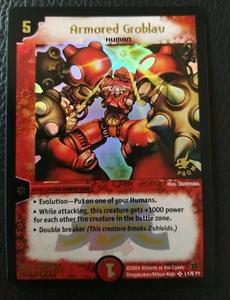 Duel Masters JDC League Promo Año 1 L1/6 Y1 Blindado Groblav Casi Nuevo Súper Raro - Imagen 1 de 1