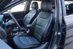 2017- HYUNDAI IONIQ LEATHER-LIKE CUSTOM FIT SEAT COVER 13 COLORS AVAILABLE