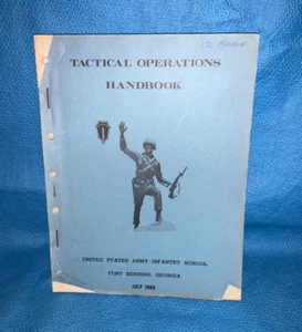 Vintage Tactical Operations Handbook July 1968 Fort Benning Georgia - Foto 1 di 4