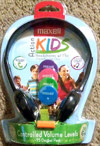 ACTION KIDS HEADPHONES WITH MIC - In Sealed Pkg. - New