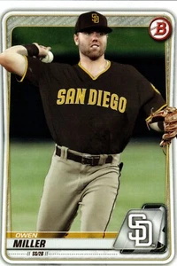 Owen Miller San Diego Padres 2020 Bowman Prospect Card - Picture 1 of 2