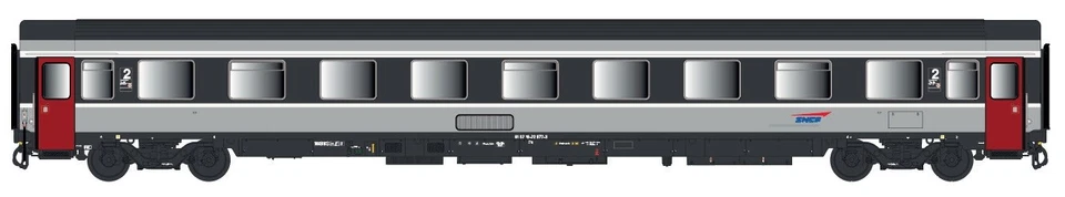 LS Models 40388 - Voiture VSE A9u déclassée, Corail+, SNCF casquette - HO (1:87) - Photo 1/1