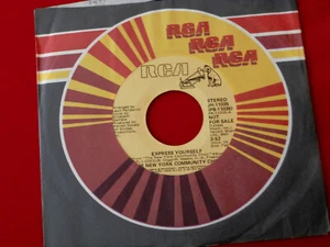 NEW YORK COMMUNITY CHOIR~EXPRESS YOURSELF ~ MINT~ PROMO~RCA RECORDS - Picture 1 of 1