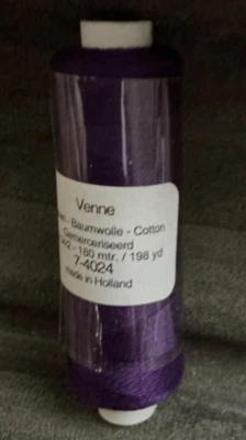 Venne color cotton 34/2  color 7-4024 for embroidery, crochet, knitting ,craft - Image 1 of 2