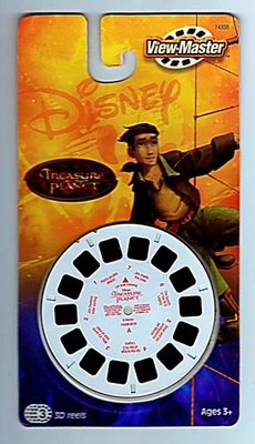 2002 VIEW-MASTER #74338 "DISNEY'S TREASURE PLANET" 3-REEL RACK PACK - Image 1 of 3