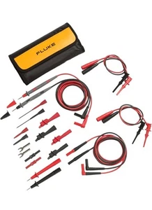 Fluke TL81A Test Lead Set,Deluxe Electronic,Red/Black,Small - Picture 1 of 6