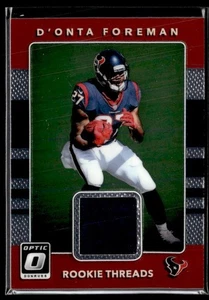 L43,723 - 2017 Donruss Optic Rookie Threads #25 D'Onta Foreman Jersey - Picture 1 of 2