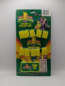 1993 Saban Mighty Morphin Power Rangers Stamp & Color Set - Picture 1 of 2