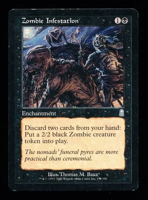 * * 1x Zombie Infestation x1 * * Odyssey MTG LP Lightly Played - Image 1 of 2