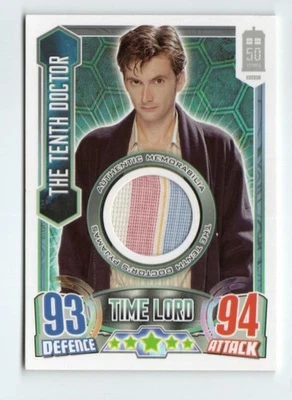 Doctor Who Alien Attax Topps 50th Ann Costume Tenth Doctor 's Pyjamas #2515/2800 - Image 1 of 4