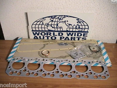 Juego completo de juntas de motor Isuzu Diesel Truck Bus TSD TXD TWD de 6 cilindros 1969 Foto 1 de 2