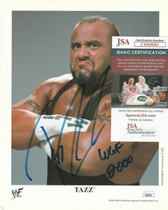 SIGNED WWE TAZZ AUTOGGRAPHED 8X10 PHOTO CERTIFIED JSA COA # CD69681 - Picture 1 of 3