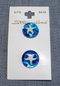 Vintage Goofy Buttons Star Fish #021-N - Bild 1 von 4