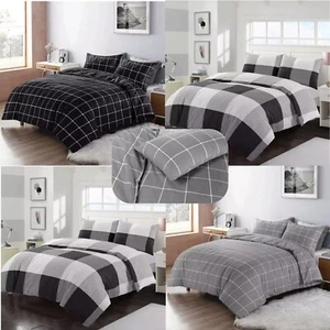 LUXUS BEDRUCKTER BETTBEZUG 100 % ÄGYPTISCHE BAUMWOLLE BETTWÄSCHE SET STEPPDECKE ALLE GRÖßEN - Bild 1 von 13