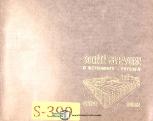 SIP PD-1H, Circular Dividing Table, Technical Instructions Manual - Picture 1 of 3