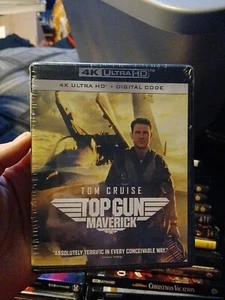 Top Gun: Maverick 4K Ultra HD + Digital 2022 Tom Cruise Brand New Sealed - Picture 1 of 2