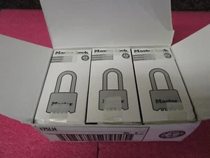 NEW! Qty (6) Master Lock 175LH Key-Controlled Combination Padlocks - Picture 1 of 7
