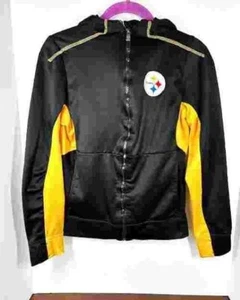 NFL Team Youth Apparel Logo Pittsburgh Steelers Zip Hoodie Kids Sz Sm (8) - Picture 1 of 7