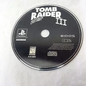 Tomb Raider Sony PlayStation 1 PS1 solo disco 1996 Laura Croft - Foto 1 di 4
