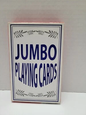 Target Jumbo Playing Cards 3 1/2" X 5 1/2" Blue Back with 2 Jokers 2004 - Image 1 of 3