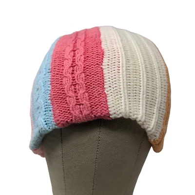 Gorro Mudd Headwear Niñas Tejido con Cable Multi Rayas OSFA Foto 1 de 4