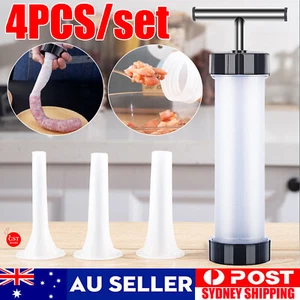 Sausage Machine Meat Filler Stuffer Funnel Hand Operated AU SELLER - Picture 1 of 12
