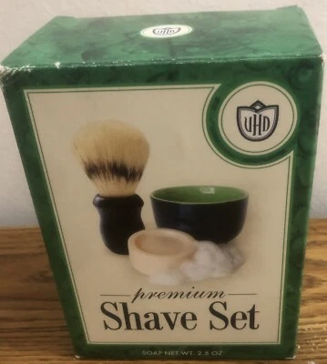 Van Der Hagen Premium Mug Shave Set Hypo-Allergenic Soap 2.5 Oz, Bowl, Brush NIB - Image 1 of 4