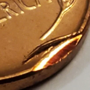 MIRAR **1958** D Wheat Penny BU Centavo Lincoln Rojo Con Troquel Rotura? - Imagen 1 de 24