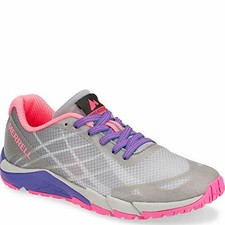 Merrell Girls' Bare Access Sneaker, Grey, 6.5 Medium US Big Kid