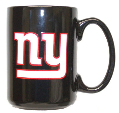 NFL 15-Ounce Black Ceramic Mug Cover