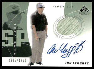 2002 SP Game Used First Tee Auto Relic RC #64 Ian Leggatt 1226/1750 - Picture 1 of 2
