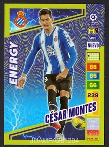 CESAR MONTES #493 NUEVO ENERGY 2022-23 CROMO PANINI ADRENALYN XL LA LIGA 22/23 - Picture 1 of 2