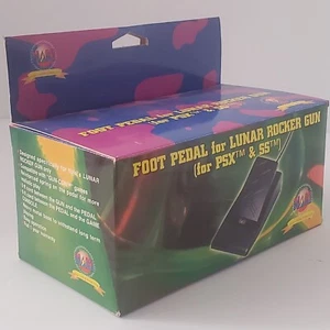Pedal de pie Naki para pistola rockera lunar Sony Playstation PS1 y Sega Saturn nuevo - Imagen 1 de 7