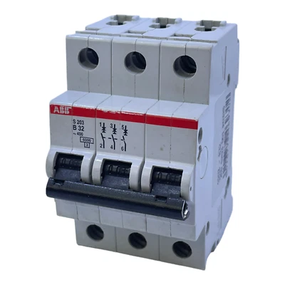 ABB S203 B32 Circuit Breaker 230/400V - Image 1 of 4
