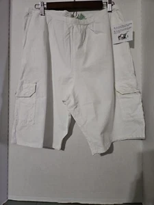 Collections Etc Size L Shorts White - Picture 1 of 7