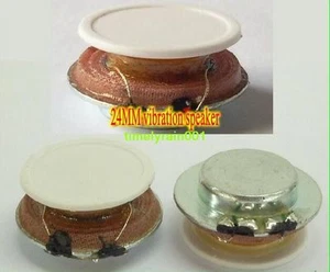 2pcs 24MM Vibration Speaker Loudspeaker 4ohm 2~3W Resonant horn HiFi Audio Parts - Picture 1 of 5