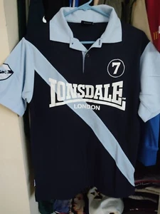 Londsdale london 1960 Rugby lions 7 polo shirt small preowned - Picture 1 of 7