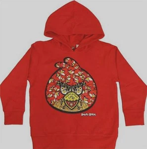 Angry Birds Pullover Hoodie Size 4-5 XS 6-7 New child Sweatshirt - Picture 1 of 1