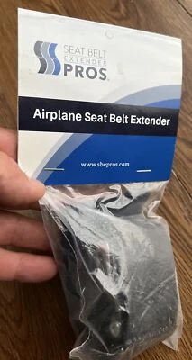 SEATBELT EXTENDER PROS AIRPLANE SEATBELT EXTENDER Fits Delta Airlines NEW - Image 1 of 4